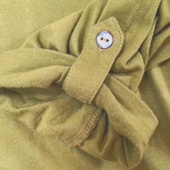 Blouse by White Stuff. Rich green with white spotted lower panel. - Picture 2 of 5